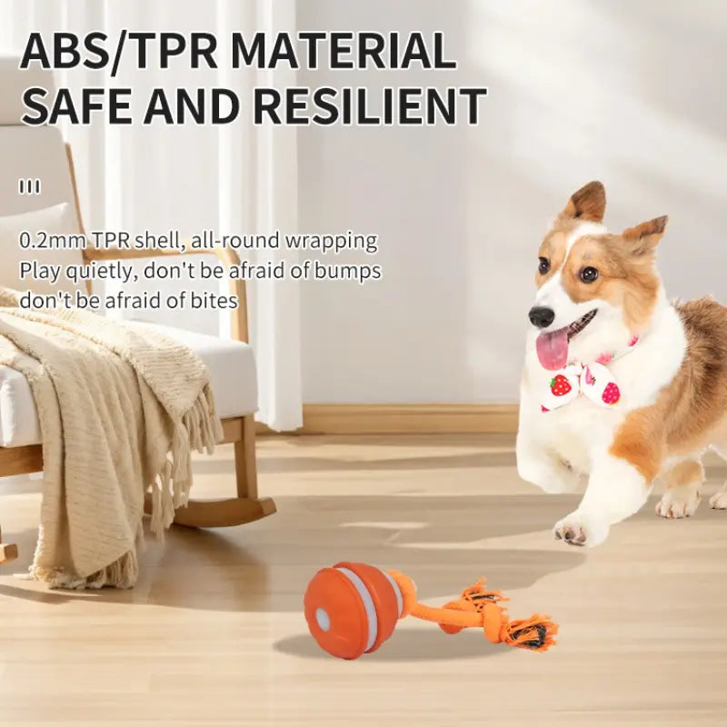Smart Rolling Ball Toy for Dogs - Electric Interactive Training Ball for Indoor Use, Durable and Bite-Resistant Design for Enhanced Pet Stimulation and Boredom Relief