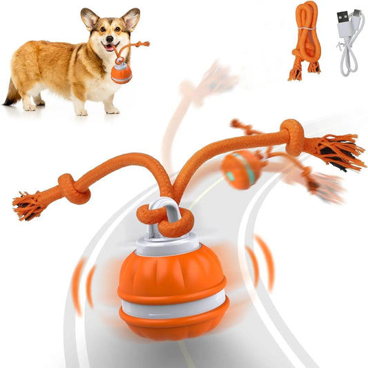 Smart Rolling Ball Toy for Dogs - Electric Interactive Training Ball for Indoor Use, Durable and Bite-Resistant Design for Enhanced Pet Stimulation and Boredom Relief