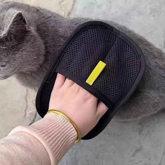 Pet Hair Removal Glove for Cats and Dogs with Flexible Surface for Efficient Fur Capture