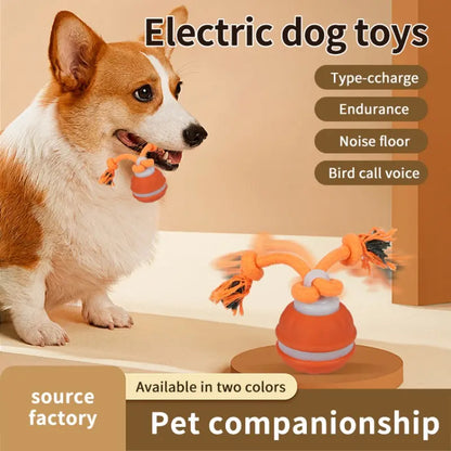 Smart Rolling Ball Toy for Dogs - Electric Interactive Training Ball for Indoor Use, Durable and Bite-Resistant Design for Enhanced Pet Stimulation and Boredom Relief